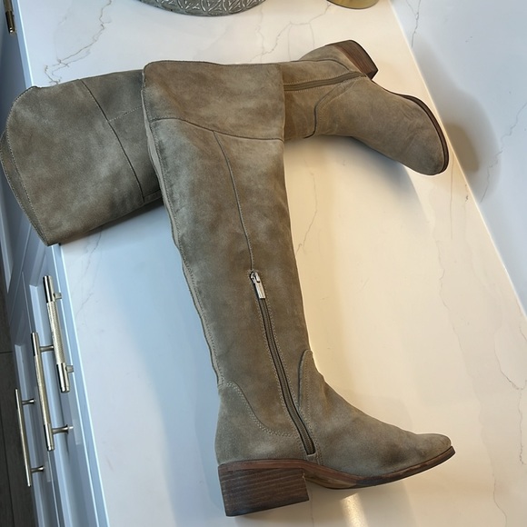 Vince Camuto Kochelda Taupe Sand colored Knee High Boots - Picture 9 of 16